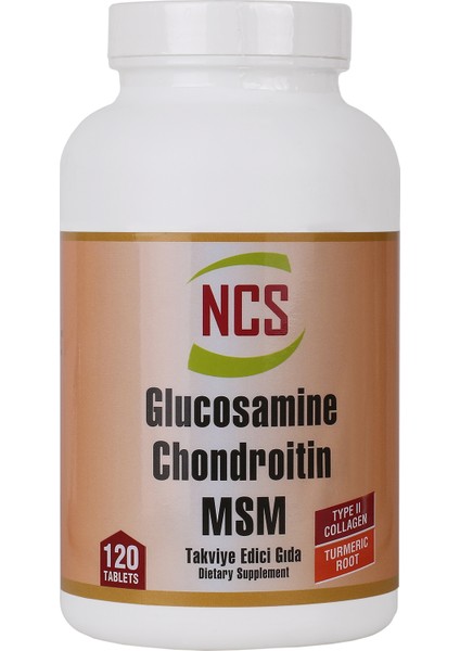 Glucosamine Chondroitin MSM TYPE II Turmeric 120 Tablet