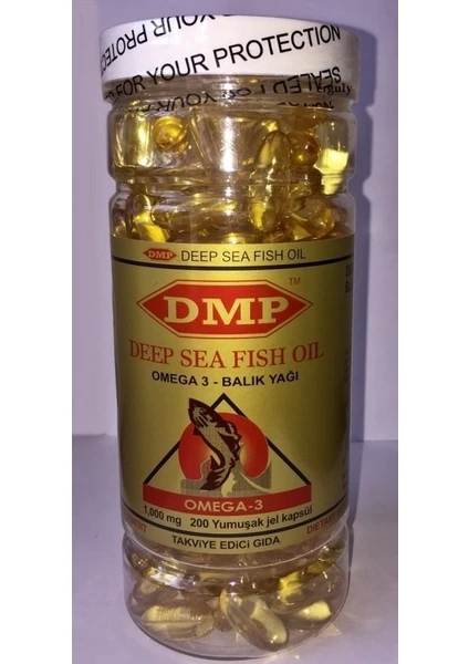 DMP Omega 3 Balık Yağı 1000 MG 200 SOFTGEL