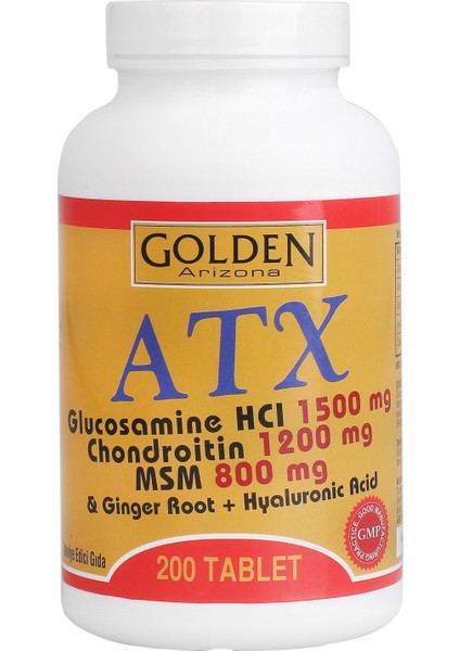 GOLDEN ARİZONA ATX Glucosamine Chondroitin Msm 200 TABLET