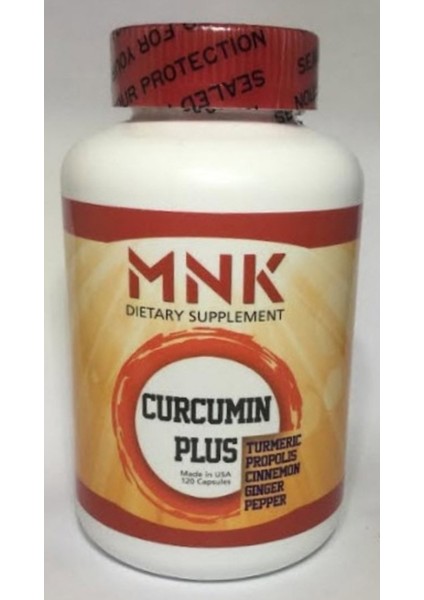 Curcumin Plus Turmeric Propolis Cinnemon Ginger Pepper 120 KAPSÜL