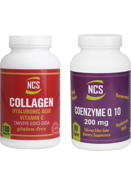 COLLAGEN 1000 MG NCS COENZYME Q-10 200 MG 2 ÜRÜN BİRDEN