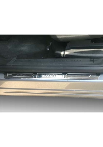 Peugeot 3008(2017->) Luxury Kapı Eşiği 4Parça. Paslanmaz Çelik