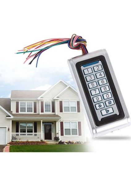 E-2 RFID Şifreli Kartlı Elektronik Kapı Açma Kilidi - Su Geçirmez
