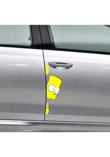 Simpson Araba Sticker