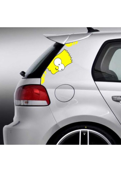 Simpson Araba Sticker