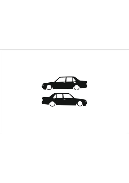 Tofaş Doğan Şahin Basık Araç Sticker