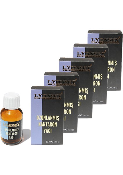Ozonlanmış Kantoron Yağı 50 ml 5 Adet