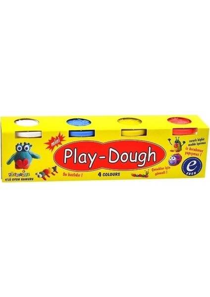 Oyuncak Mini Oyun Hamuru Play Dough 4 Renk