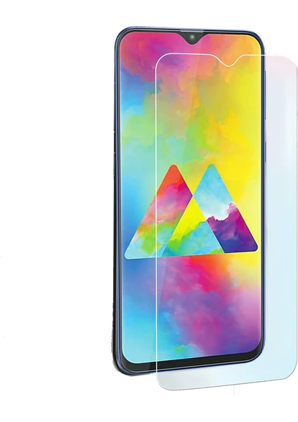 Case 4U Samsung Galaxy M20 Uyumlu Tamperli Kırılmaz Cam Ekran Koruyucu