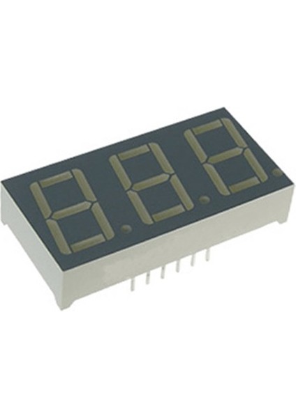 14mm 3'lü 7 Segment Display Anot