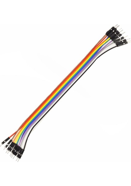 10'lu Erkek - Erkek Jumper Kablo 20cm