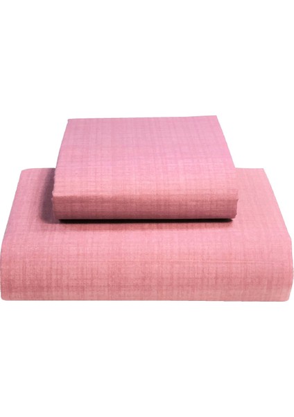 Ranforce Çift Kişilik Çarşaf Seti-Pembe