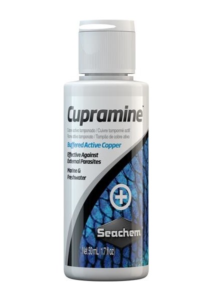 Cupramine 50 ml Akvaryum Dış Parazit İlaçı