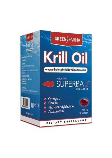 Krill Oil 30 Softgel 500 Mg
