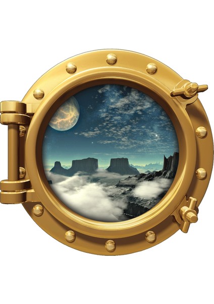 Uzay Gemisi Bilim Kurgu Uzay Duvar Sticker