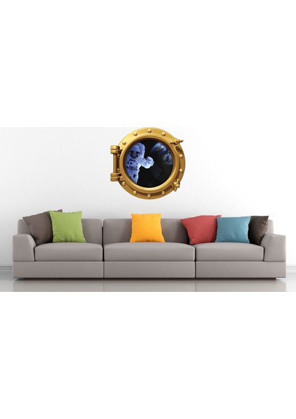 Uzay Gemisi Astronot Atmosfer Roket Uydu Duvar Sticker fiyatları