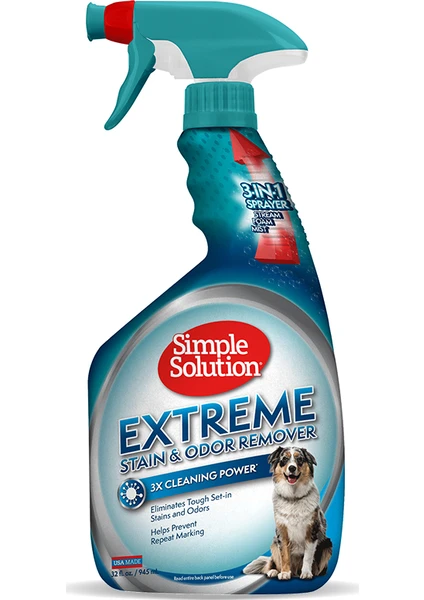 Simple Solution Extreme 3 Kat Etkili Leke ve Koku Giderici Spray