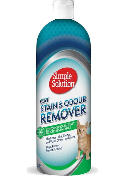 Simple Solution Kediler İçin Leke ve Koku Giderici 1000ml