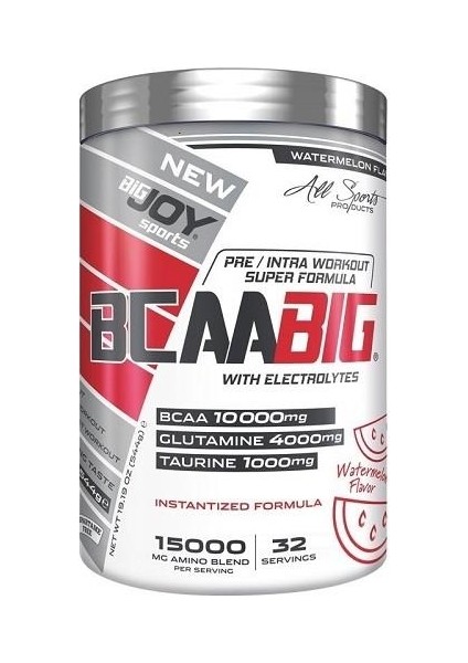 Bcaabig Bcaa Glutamine Taurine Amino Asit Karpuz Aroma 589g