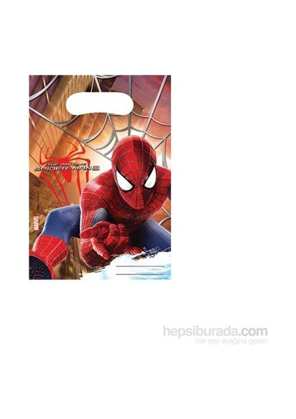 The Amazıng Spıderman 2 Parti Çantası (6 Ad)