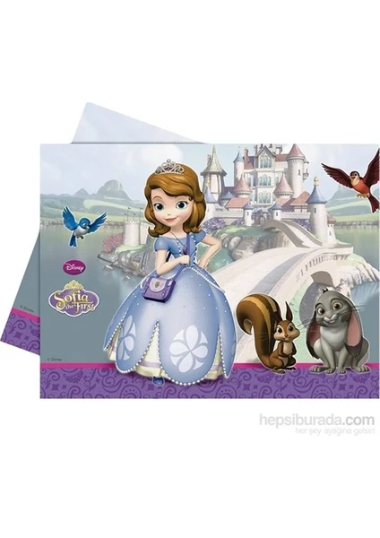 Süsle Bebek ve Parti Prenses Sofia The First Masa Örtüsü