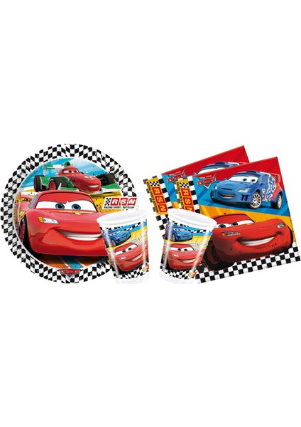 Cars Eko Paket Parti Seti 16 Kişilik