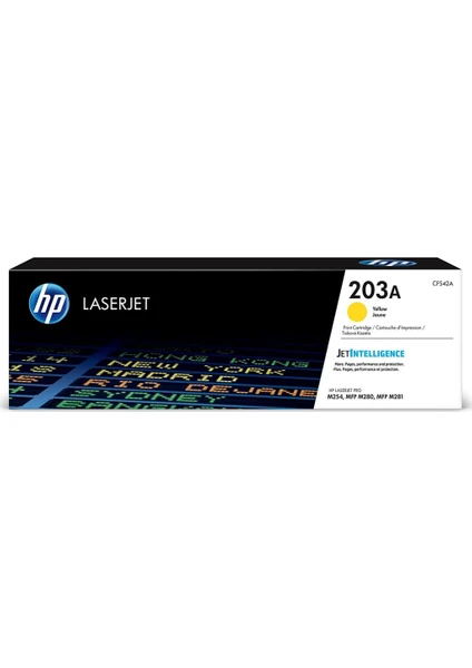 Hp Cf542A 203A Sarı Lazer Toner 1300 Sayfa