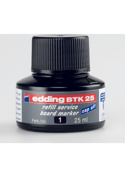 Beyaz Tahta Kalemi Mürekkebi 25 Ml E-Btk25 Siyah