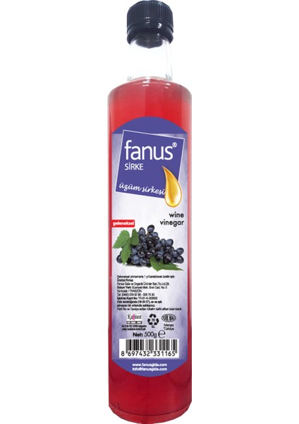 Üzüm Sirkesi 500 gr