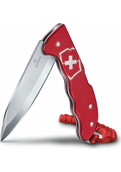 0.9415.20 Hunter Pro Alox Örme Kordonlu Kırmızı Çakı