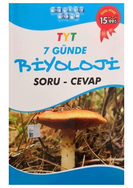 TYT 7 Günde Biyoloji Soru Cevap Akıllı Adam Yayınları