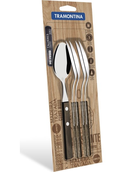 Churrasco 21103/690 Çorba Kaşığı (6lı Blister)