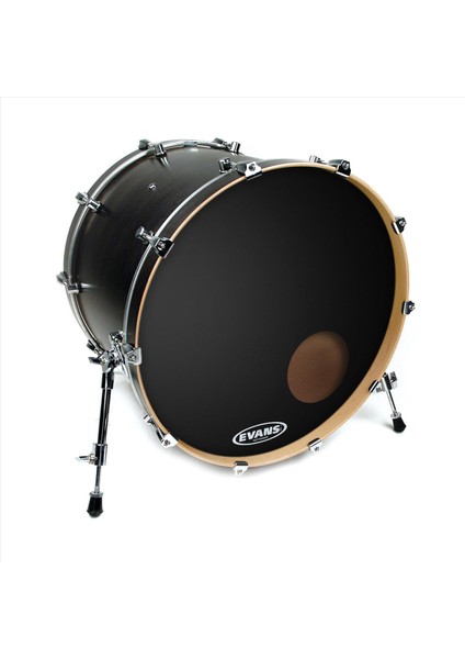 Deri 20 Resonat Onyx Kick Siyah Kumlu Ön Ringli Tek