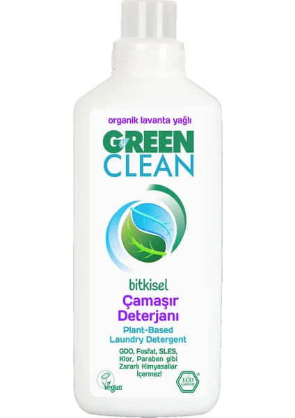 U Green Clean Bitkisel Çamaşır Deterjanı 1000 ml Lavanta