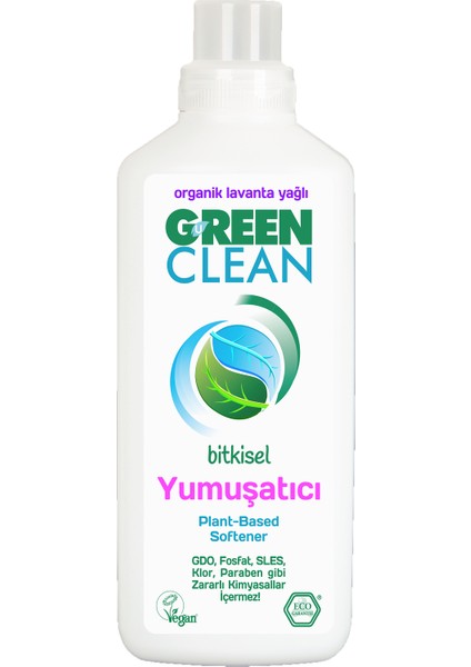 U Green Clean Bitkisel Yumuşatıcı 1000 ml Lavanta