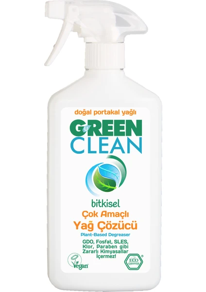 U Green Clean Bitkisel Çok Amaçlı Yağ Çözücü 500 ml