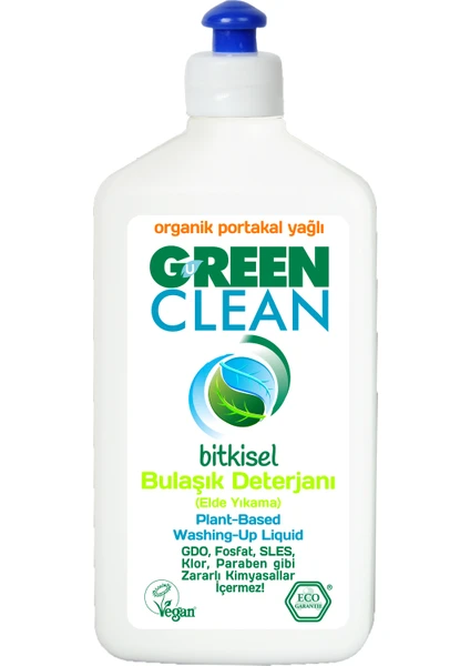 U Green Clean Sensitive Bitkisel Bulaşık Deterjanı 500 ml