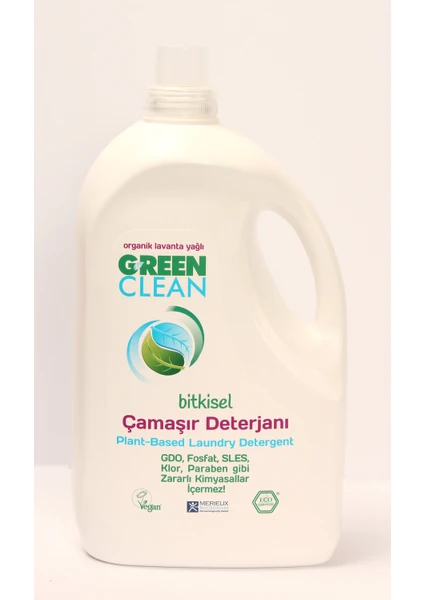 U Green Clean Bitkisel Çamaşır Deterjanı 2750 ml Lavanta