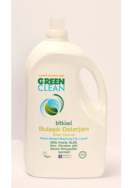 U Green Clean 2;75 Litre Bitkisel Bulaşık Deterjanı