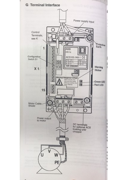 Acs 101-1K1-1 Alçak Gerilim İnvertörü / Frekans Dönüştürücü fiyatları