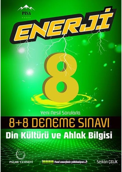 8. Sınıf Din Kültürü ve Ahlak Bilgisi Enerji 8+8 Deneme Sınavı