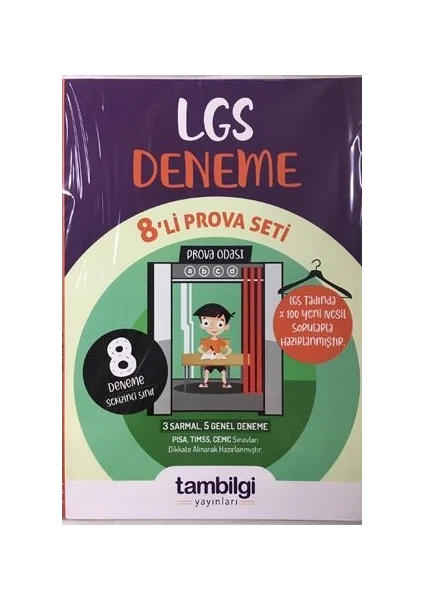 Tam Bilgi Yayınları 8. Sınıf Paket Deneme - 8'Lİ LGS PROVASI