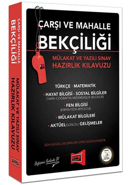 Çarşı ve Mahalle Bekçiliği Mülakat ve Yazılı Sınav Hazırlık Kılavuzu