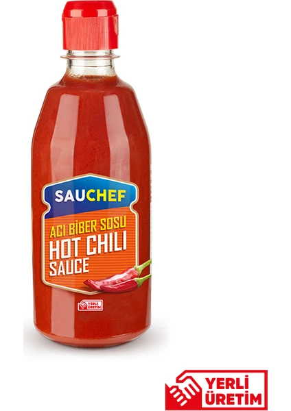 Hot Chili Sos (Acı Biber Sosu) 500gr