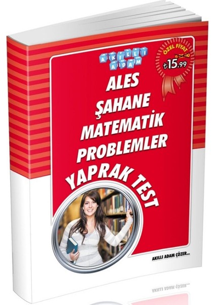 ALES Şahane Matematik Problemler Yaprak Test Akıllı Adam Yayınları