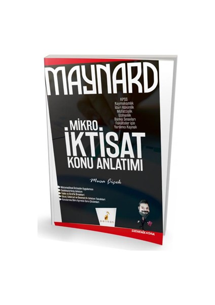 Pelikan Yayınları Maynard Mikro İktisat Konu Anlatımı