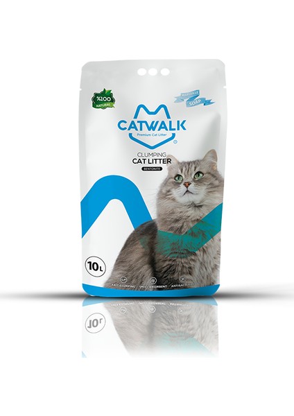 Catwalk Marsilya Sabunlu Kedi Kumu 10 LT.