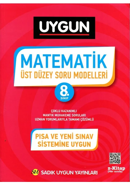 Sadık Uygun Yayınları 8. Sınıf Matematik Üst Düzey Soru Modelleri