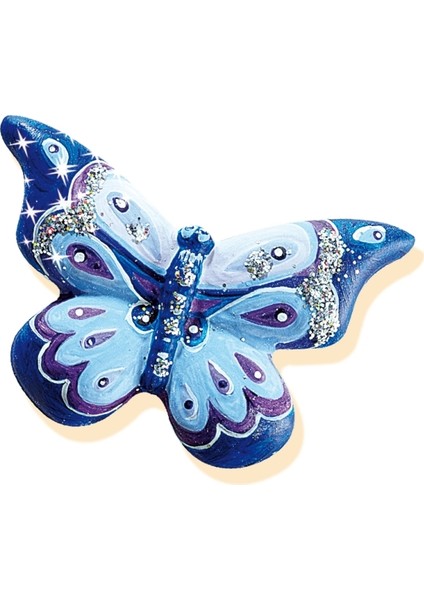 Kalıba Dök Ve Boya - Kelebekler - Simli fırsatları