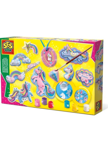 Kalıba Dök Ve Boya - Unicorn - Simli